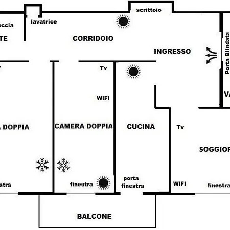 아파트 Appartamento Ferrara 페라라